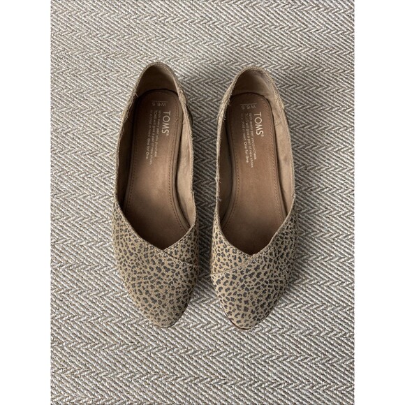 Toms Jutti Neat Loafer Womens Flat 6.5 / 37 Animal Print - Picture 2 of 8